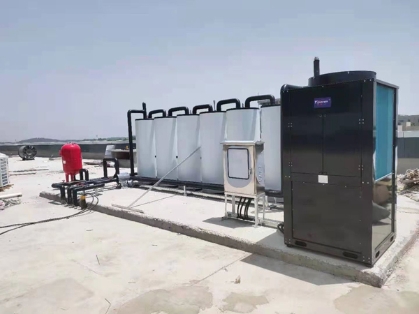 东航南京禄口机场空气源热泵分体承压模块系统