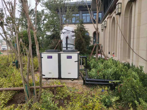 河北雄安郊野公园安装承压式空气能热泵系统