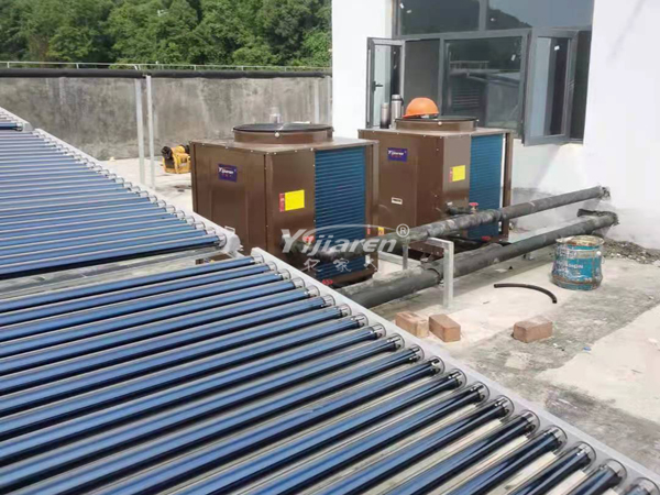 光大环保(新化)员工宿舍安装太阳能加空气能系统