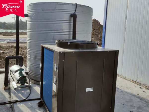 亿家人空气能高温热泵应用在预制板恒温养护房