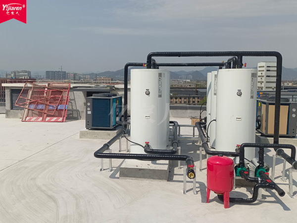 杭州光电产业基地安装直热式闭式承压热泵系统