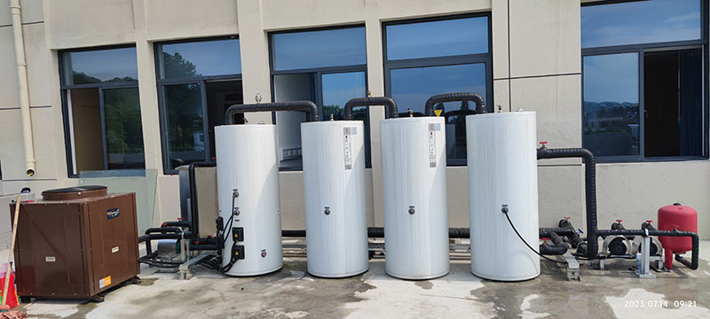安徽广德医院CAHP直热式热泵热水系统工程